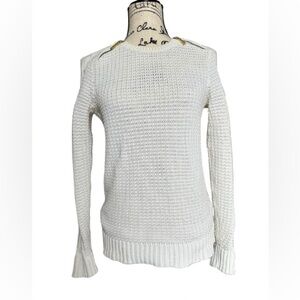 Michael Kors Women's Ivory Knit Sweater. Size S